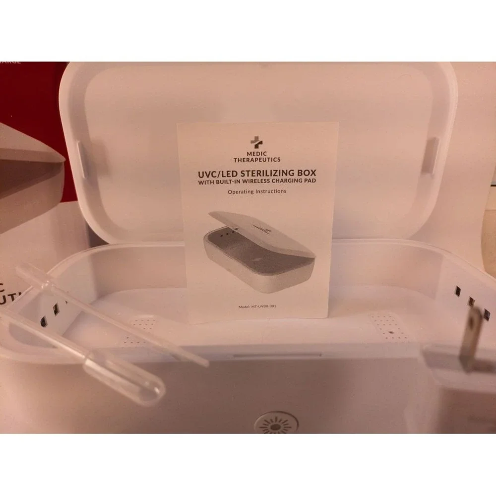 MEDIC THERAPEUTICS Sterilizing Box Adult One Size White New UVC LED Wireless